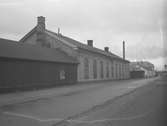 J. Isaksson & Co. Kassaskåpsfabrik, Bromma Stockholm.
Exteriör från  Gavleverken AB. 13 oktober 1952.