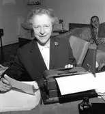 Författarinna Gallie Åkerhjelm
11 november 1955.