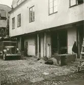 Gamla hotell Witts, rivet 1939, bakgård.