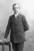 Ludvig Melander. Vaktmästare vid Borgarskolan, Gävle