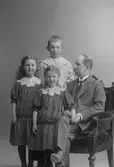 Bankkassör Paul Gottfrid Häggbom, född 1873. Verksam vid Svenska Handelsbanken. Källa: W Lindeberg 