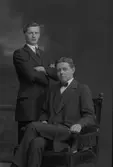David Norberg och sittande Karl Grankvist, Kastet 17 , Bomhus