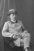 Ingenjör J. Sandberg, Fjärde Tvärgatan 42, Gävle. Landstormsman
