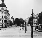 Korsningen Nygatan - Stora Esplanadgatan.
