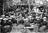 Vita Bands-möte i Ölbotrakten omkring 1900.