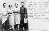 Glada bagare från 1905.
Skantz, Emil Sylvén, Elon Sörling och Efraim Sörling.
