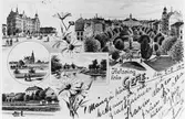 Gratulationskort från 1902 med Gävle-motiv.


