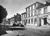 Kvarteret Morianen före och efter ombyggnad.
