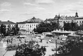 Gävle stad – Norr, Stortorget med Busstation.
