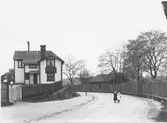 Kungsbäcksvägen vid Strömvallen. 1913
