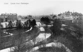Gefle. Utsikt över Fisktorget.

