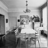 Bottenvåningen, arbetsrum, norra väggen.