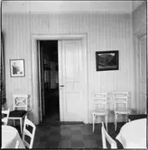 Bottenvåningen, arbetsrum västra väggen, högra delen åt norr.