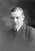 Banktjänsteman Henrik Hallgren, Stockholms Handelsbank, Söderhamn