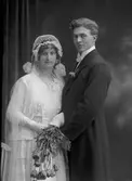 Brudparet Lundberg, Åbyfors, Sveden, Valbo