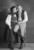 Börje Lundström och ej namngiven ung kvinna