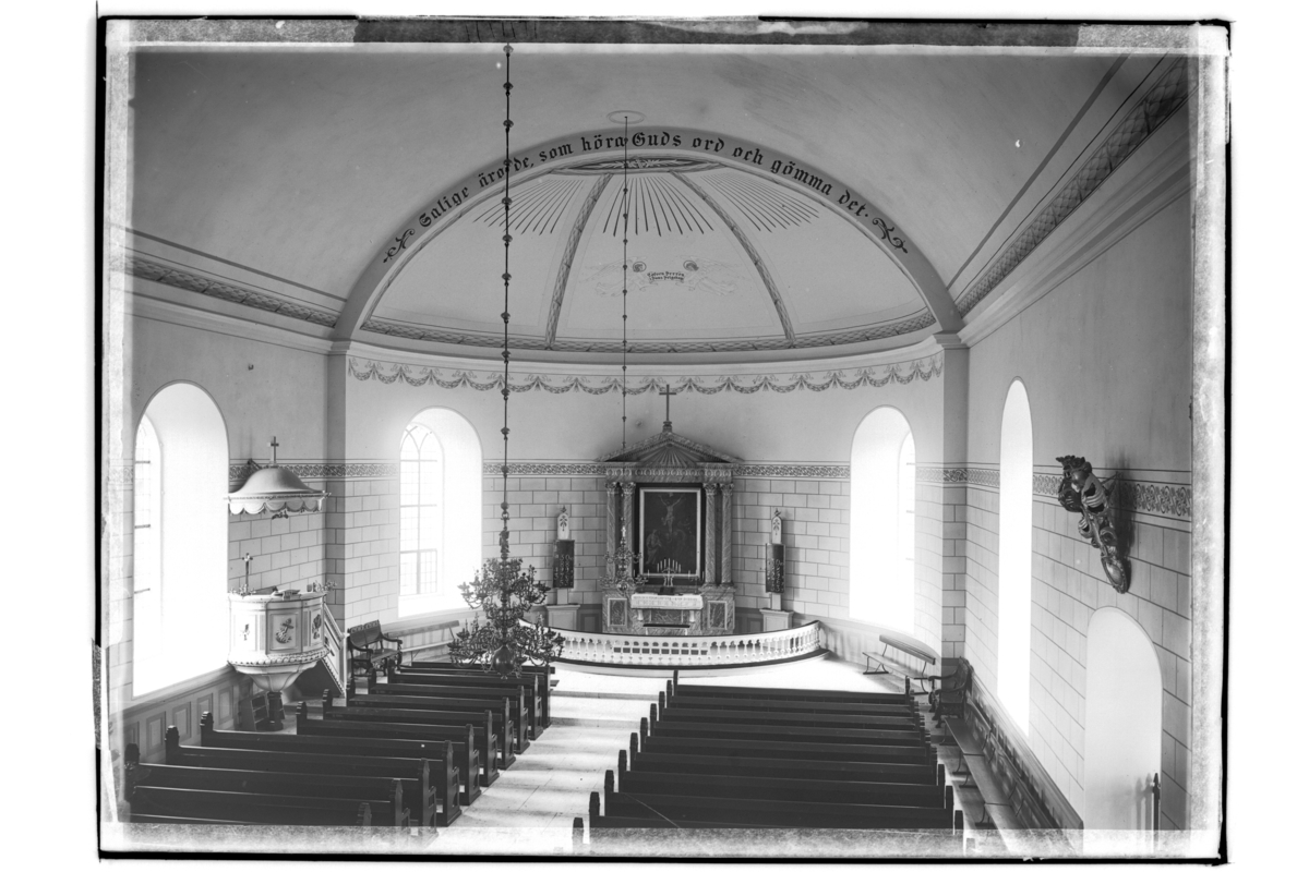 Samuel Lindskog, Stora Mellösa kyrka, interiör. Beställningsnr. SM-104.