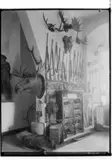 Örebro Läns Museum, Slottet.
Hugo Hedberg.
Jaktavdelningen, älghuvud, jaktgevär, ryggsäckar, m.m.