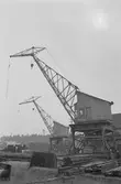 Varvskranar på Ekensbergs varv 1970