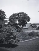Stallbacken vid Tuna gård. Före 1914.