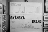 Skylt försäkringsbelopp Trelleborgskarta ”Skånska brand”. ”Trelleborgs Skyttsgård”. ”Trelleborgs 75:års jubileum 1942 Skyttsgården, utställning”.