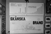 Skylt försäkringsbelopp Trelleborgskarta ”Skånska brand”. ”Trelleborgs Skyttsgård”. ”Trelleborgs 75:års jubileum 1942 Skyttsgården, utställning”.