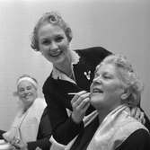 Makeupskola på Contan. 
Januari 1956.