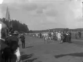 Invigning av idrottsplanen i Vetlanda, 1920-tal.