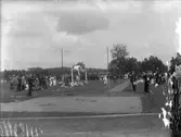 Invigning av idrottsplanen i Vetlanda, 1920-tal.