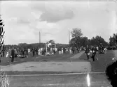 Invigning av idrottsplanen i Vetlanda, 1920-tal.