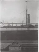 Beckholmsvarvet 1920-talet; oidentifierat lastfartyg i östra dockan