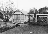 Kolonisten Gert Lundbergs stuga.
Bäckebro koloniområde 1976