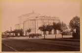 Foto från Norra Kungsgatan mot Gävle teater.