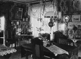 Interiör från Ingenjör A. Björks hem på 1898-talet.
