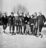 Vinterläger i Klunkhyttan. 
Mars 1956.