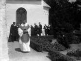 Kungliga färjeresener genom åren. Kyrklig procession.