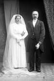 Albert Karlsson med fru på bröllopsdagen
