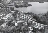 Flygfoto över Virserum.