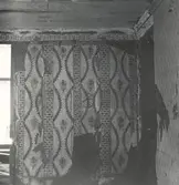 Tapeter i övre våningens västra rum.