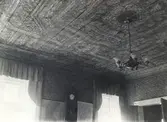 Takmålning i Dahmska huset.