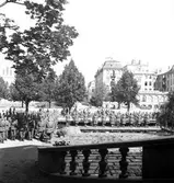 Juni 1944. Stabens korum. Muséets gårdsplan

