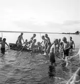 Barnutflykt till Årsunda. Storsjön. År 1936

