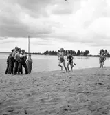 Barnutflykt till Årsunda. Storsjön. År 1936
