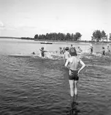 Barnutflykt till Årsunda. Storsjön. År 1936