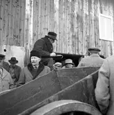 Reportage för Gefle Posten. Auktion. År 1936
