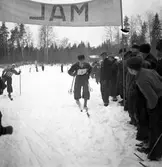 Fettisdagstävling. Skidor. År 1936

