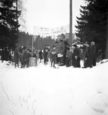 Fettisdagstävling. Skidor. År 1936