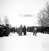 Fettisdagstävling. Skidor. År 1936