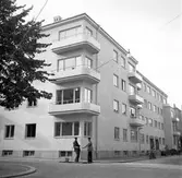 Reportage för Gefle Dagblad. Nybyggen. År 1936. Hattmakargatan / Kyrkogatan

