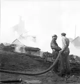 Reportage för Gefle Dagblad. Branden i Forsbacka. Den 1 Juni 1939

